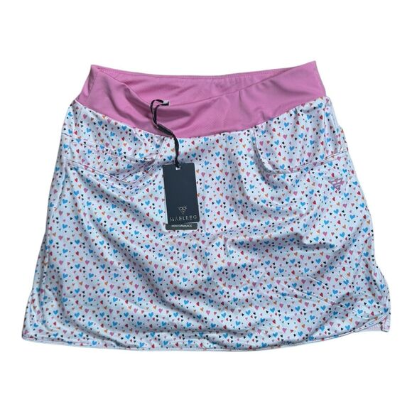 Maelreg Performance Size Small Tennis Golf Skort Pockets Cute Hearts NWT‎ - Picture 1 of 11